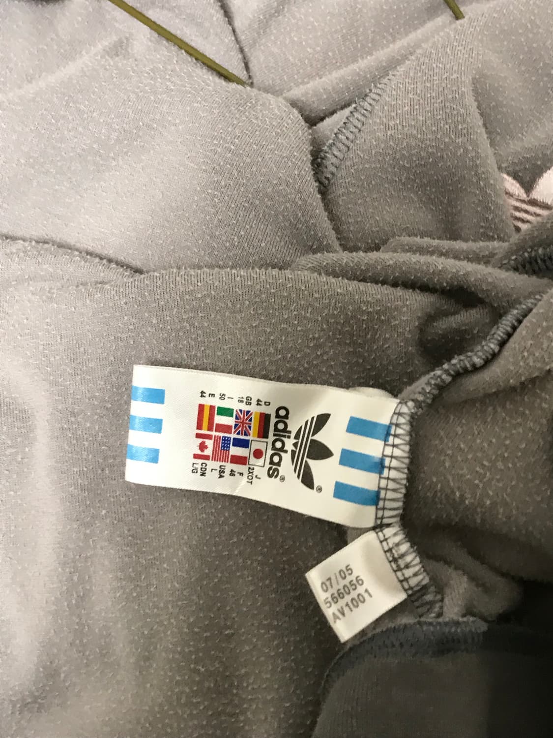 (희귀) 아디다스 벨벳 져지 후드집업 상품이미지3