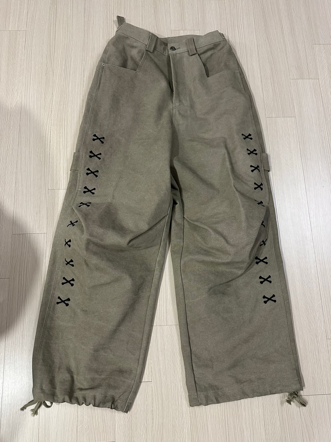 [1]카미엔x아오이로 247 워크팬츠 상품이미지1