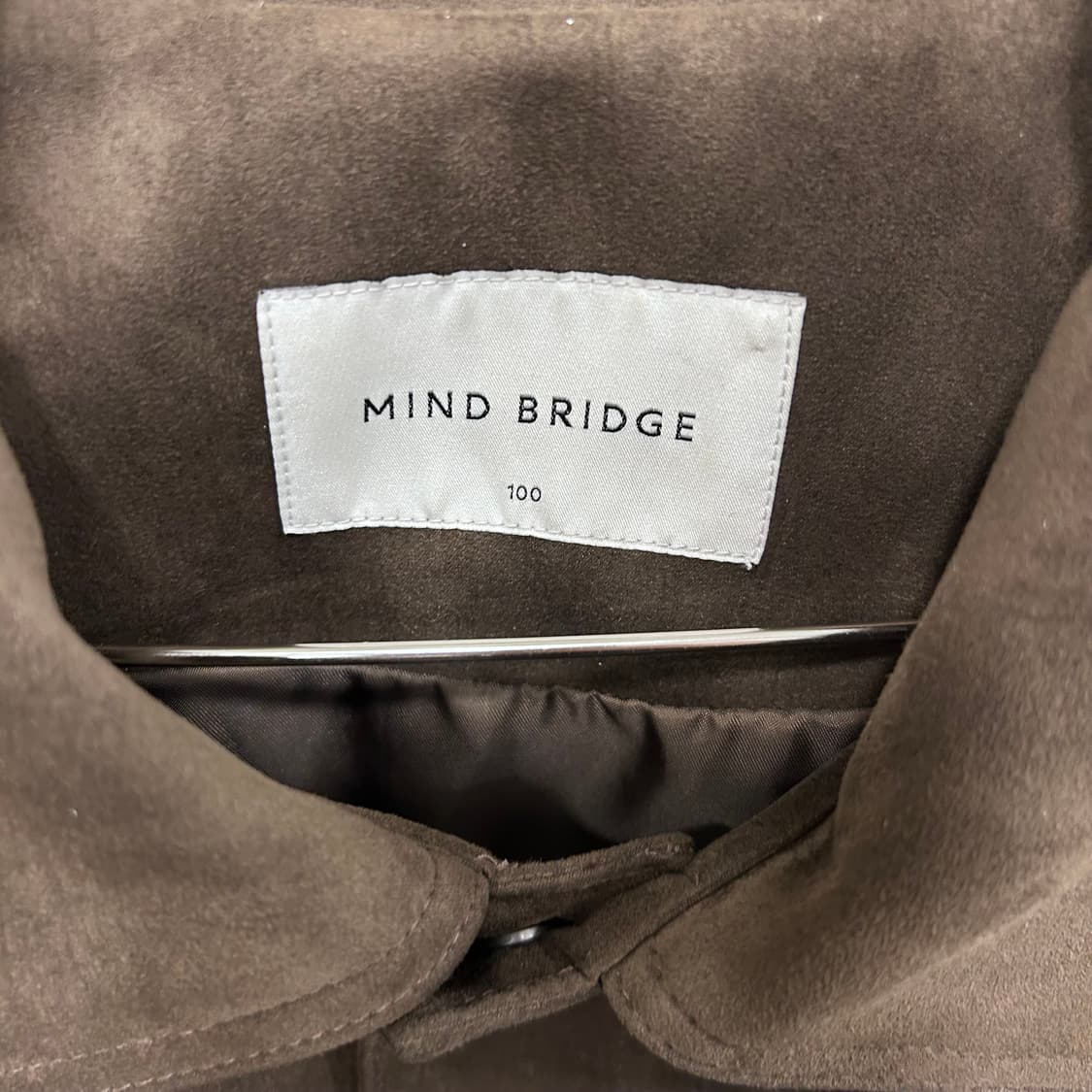 마인드브리지 스냅버튼 스웨이드 미니멀 자켓 상품이미지3