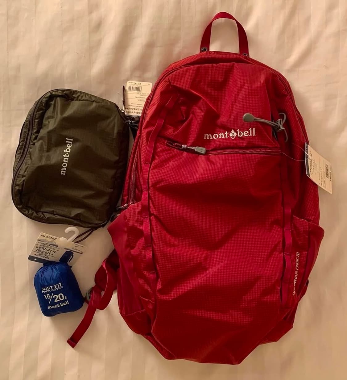 몽벨 경량 백팩 버건디 상품이미지1