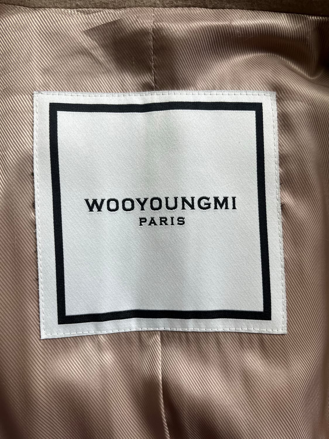 우영미 베이지 더블 코트 48사이즈 상품이미지6