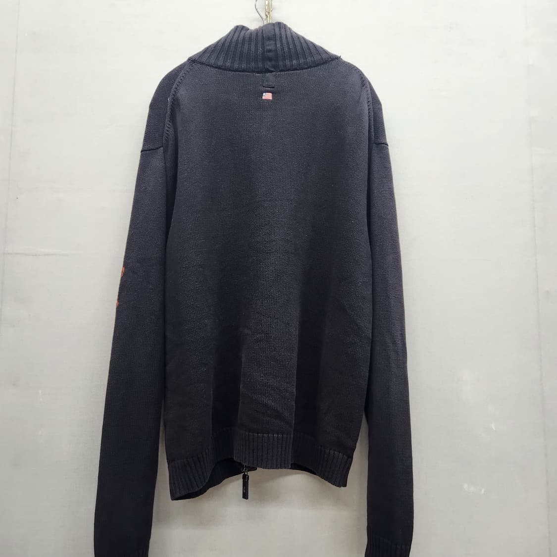 폴로진스 로고와펜 투웨이 코튼 니트집업 L(XL) 상품이미지4