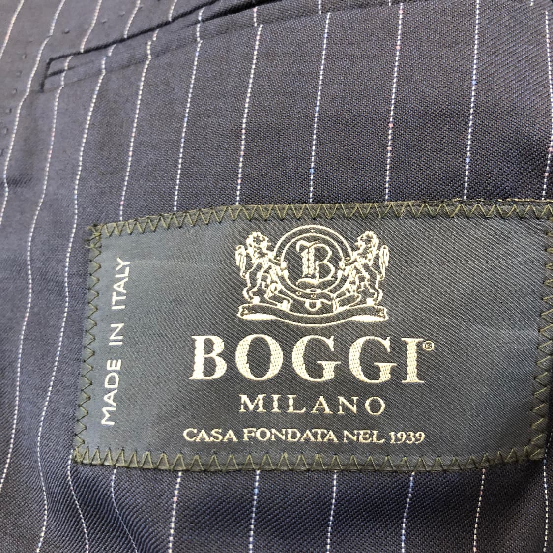 BOGGI 밀라노 이태리 REDA 스트라이프 자켓 100 (국내판) 상품이미지7