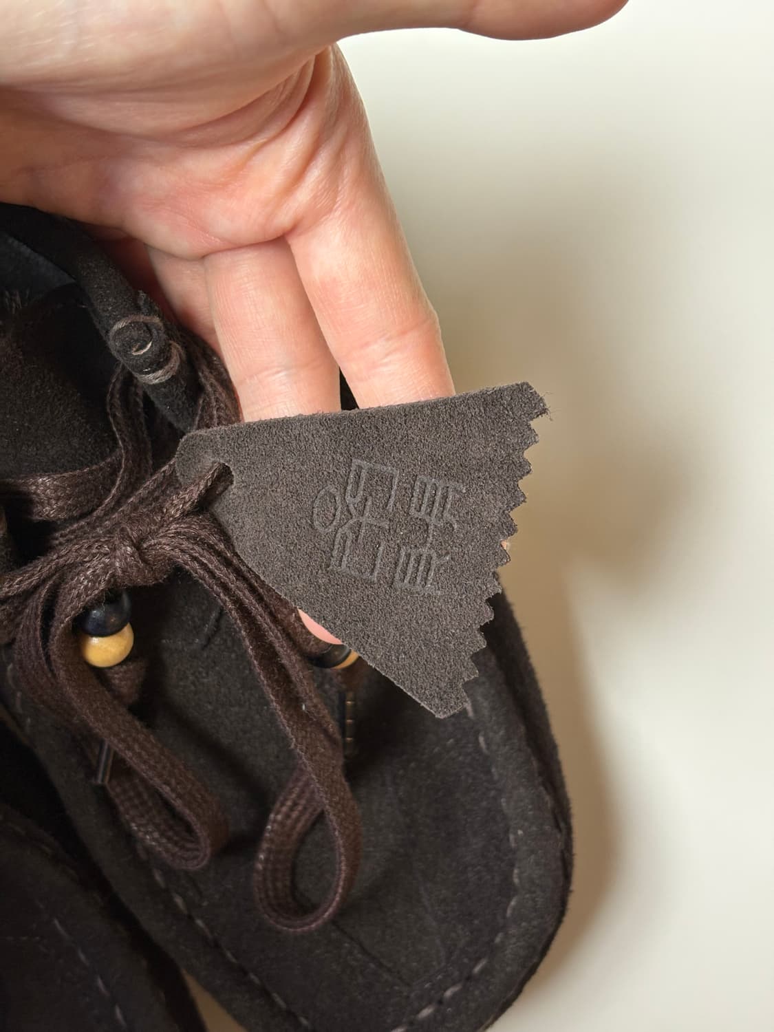 새상품) 폴리테루 왈라비 슈즈 스타 다크 브라운 1사이즈(255) 상품이미지4