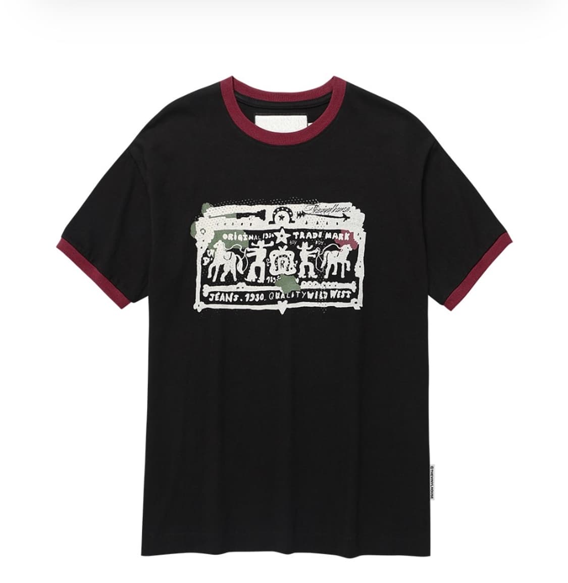 [마시착 새상품] 더바이닐하우스 픽토그램 링거 티셔츠 상품이미지1