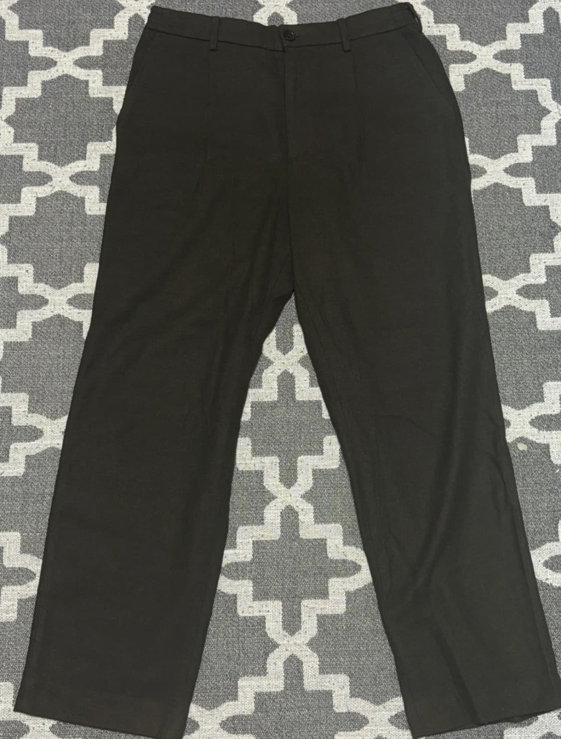 유니클로 턱와이드팬츠 브러시드트윌 M 상품이미지1