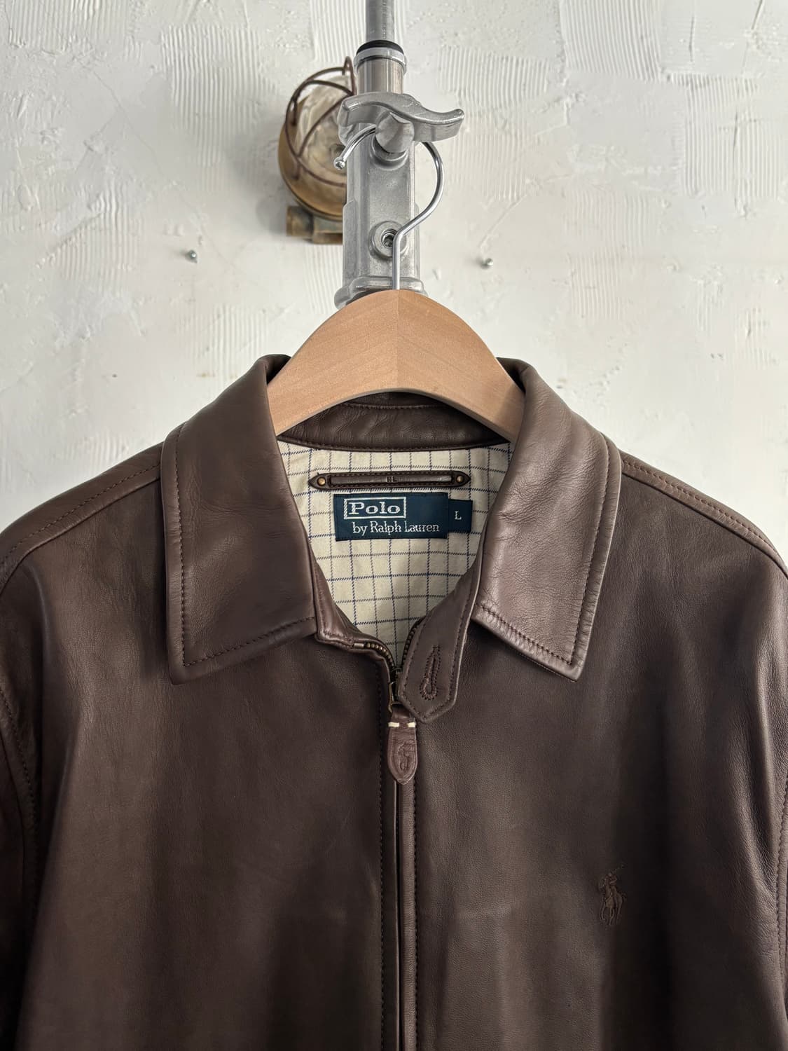 Polo 폴로랄프로렌 브라운 맥스웰 양가죽 자켓 상품이미지2
