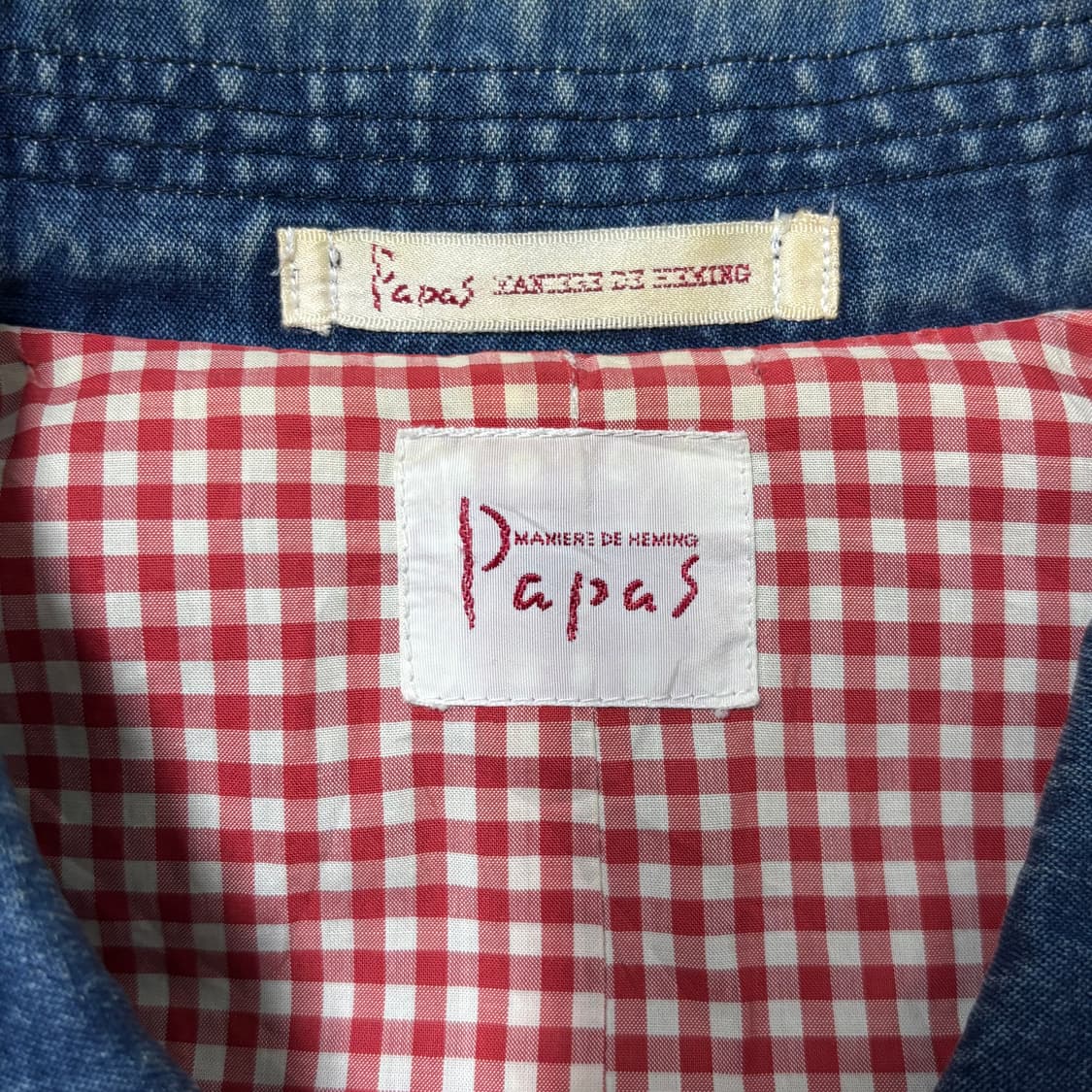 Papas 파파스 데님 커버올 초어자켓  상품이미지9