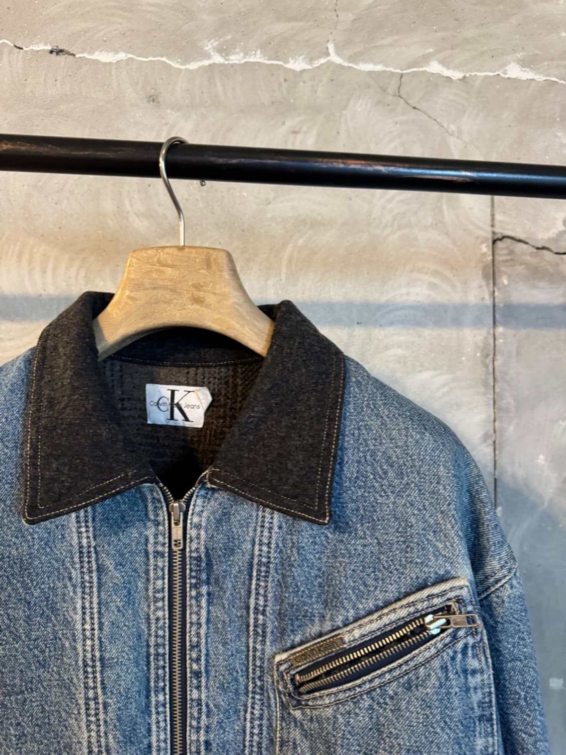 캘빈클라인 데님 트러커 자켓 100 상품이미지4
