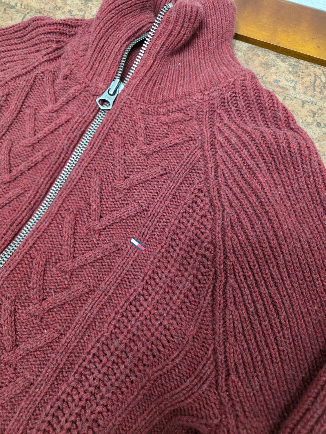 타미 니트 집업 S 상품이미지4