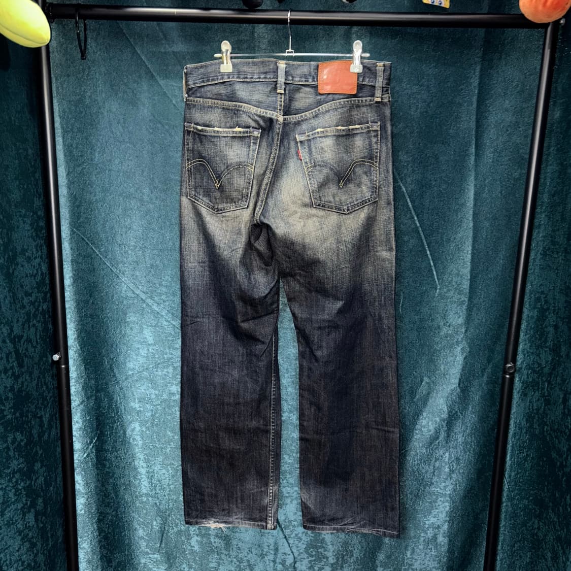 (32) 00s 리바이스 503-03 블랙 워싱 데님 팬츠 상품이미지3