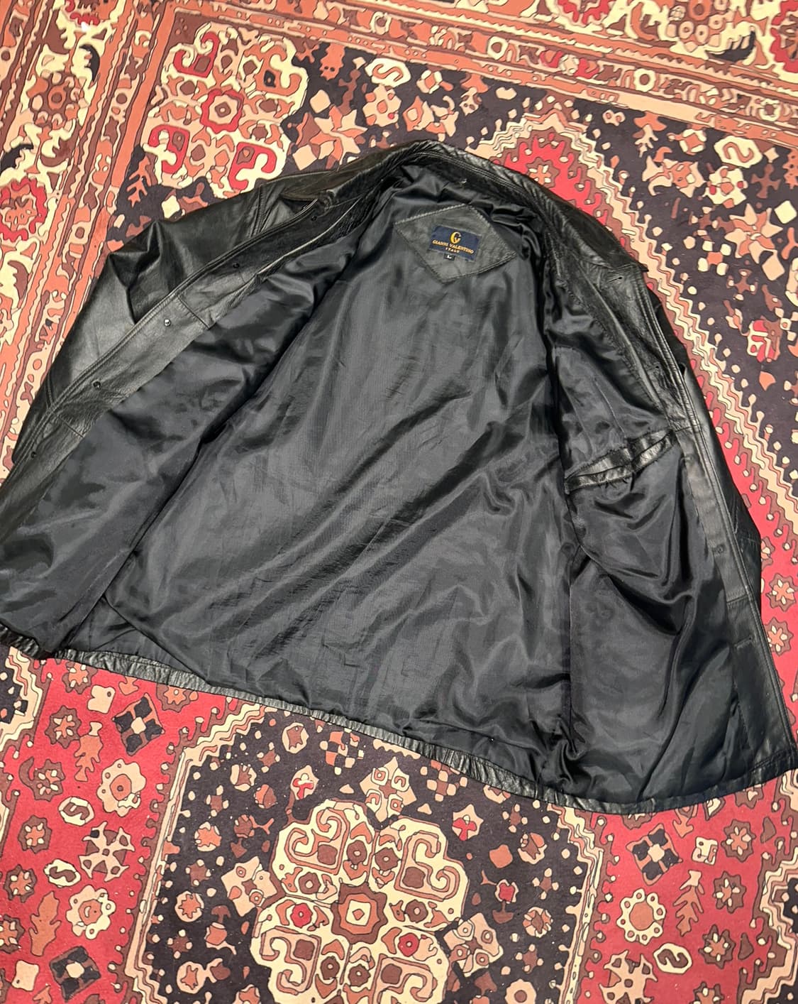 ( L ) 가죽카코트 가죽자켓 레더자켓 빈티지가죽 가죽셔츠 가죽남방 상품이미지4