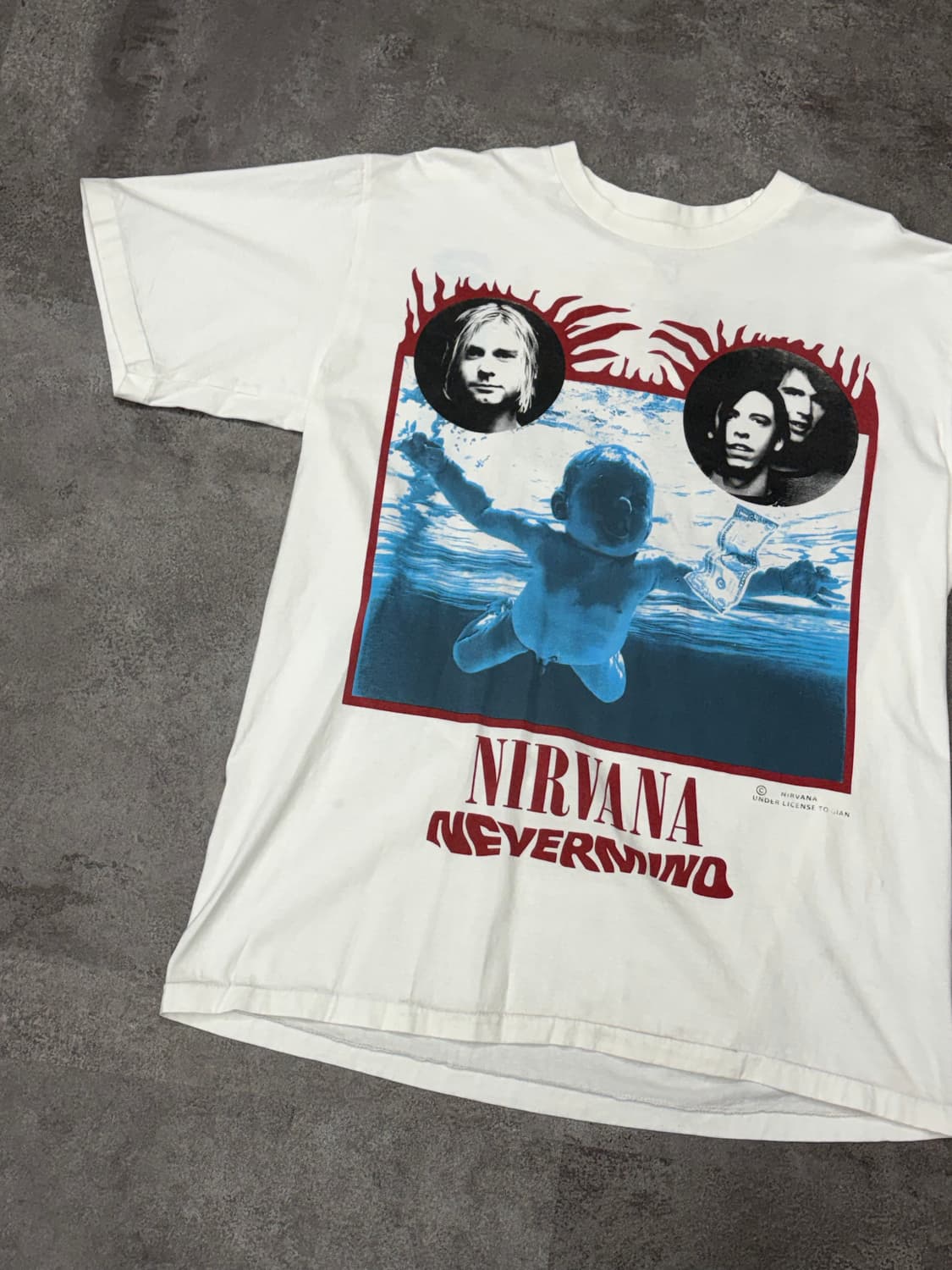 90s anvil t on reprint Nirvana Nevermind 상품이미지3