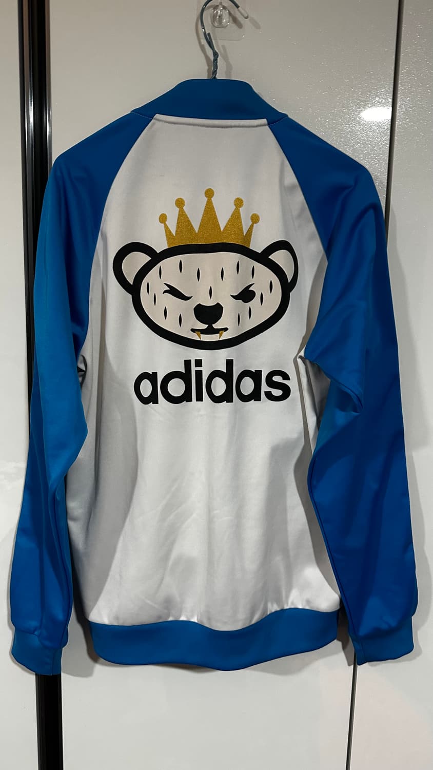 아디다스 니고베어 트랙탑 화이트블루 져지 상품이미지4