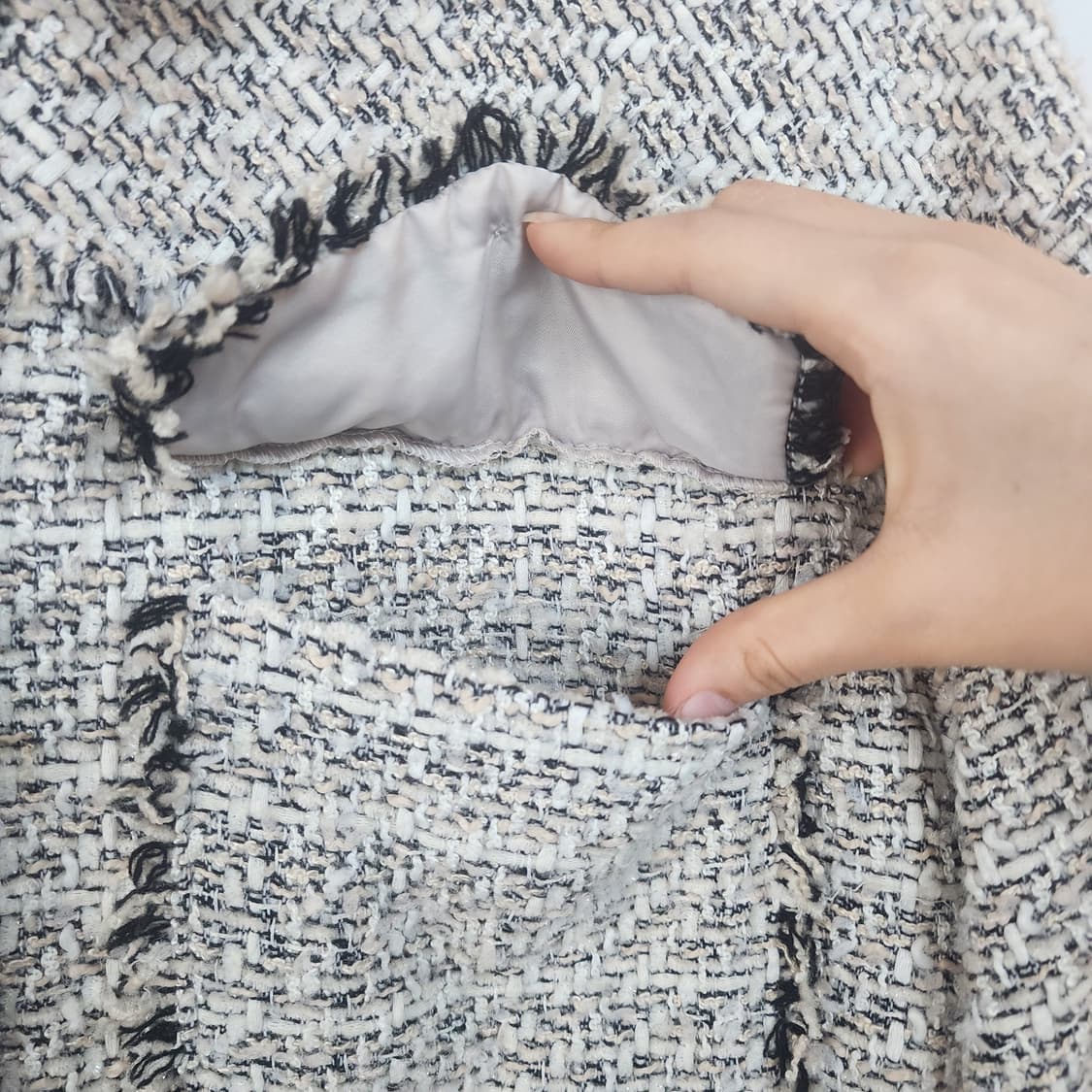 오즈세컨드 트위드 자켓 상품이미지4