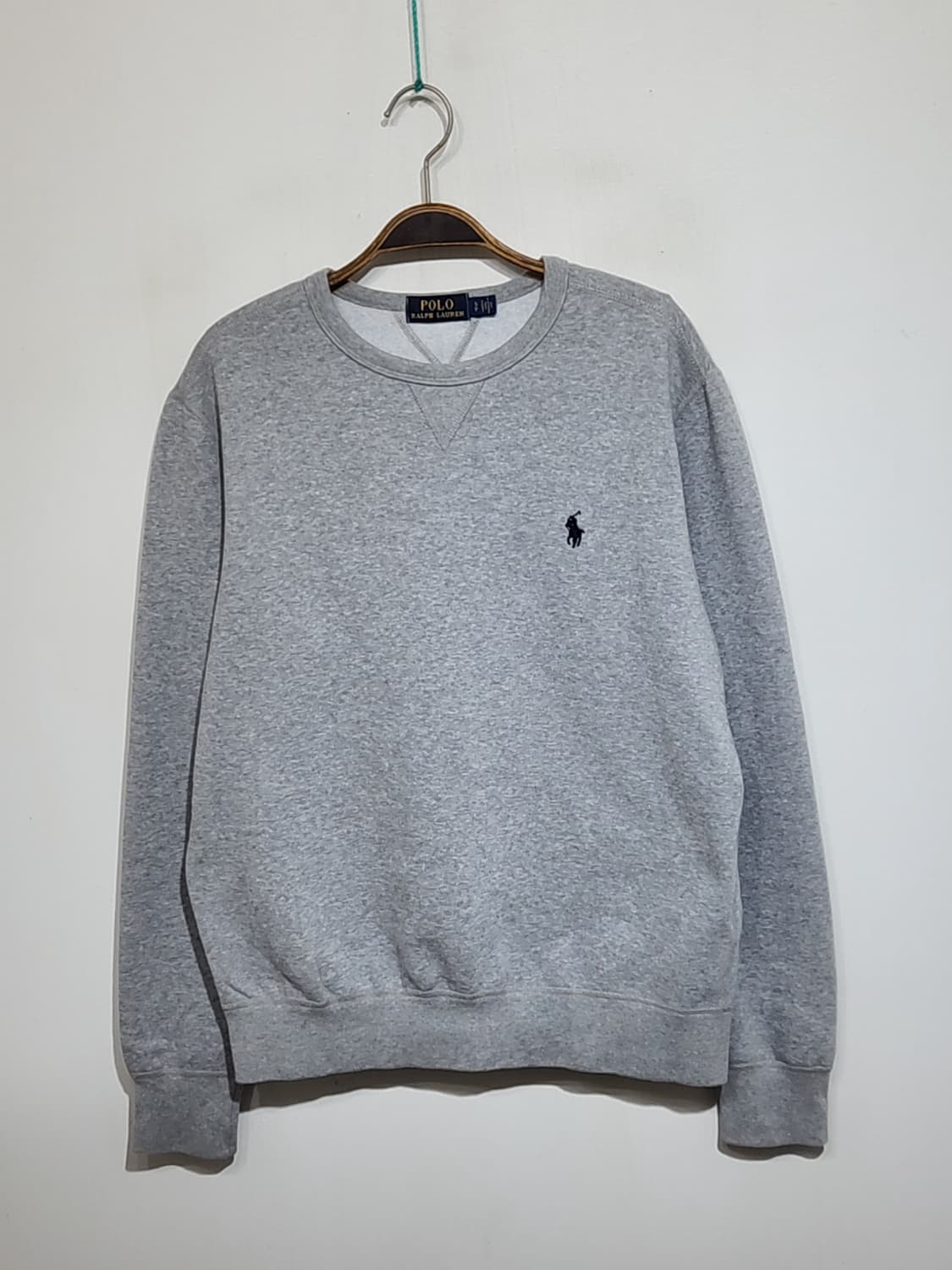 (M) 랄프로렌 폴로 맨투맨 그레이 기모 스웨트 티셔츠  상품이미지1