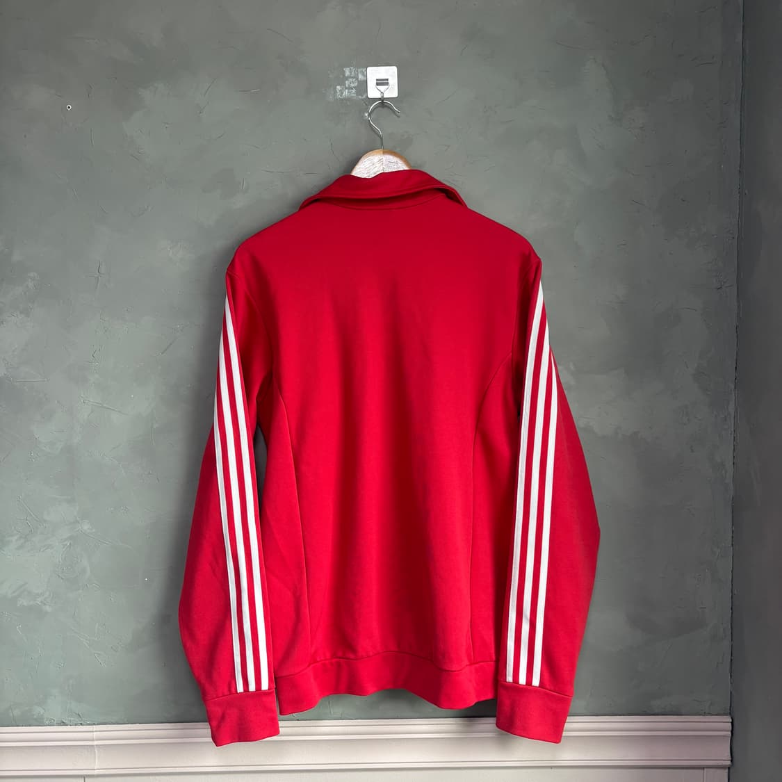 아디다스 빅로고 유로파 져지 트랙탑 빨강 상품이미지4