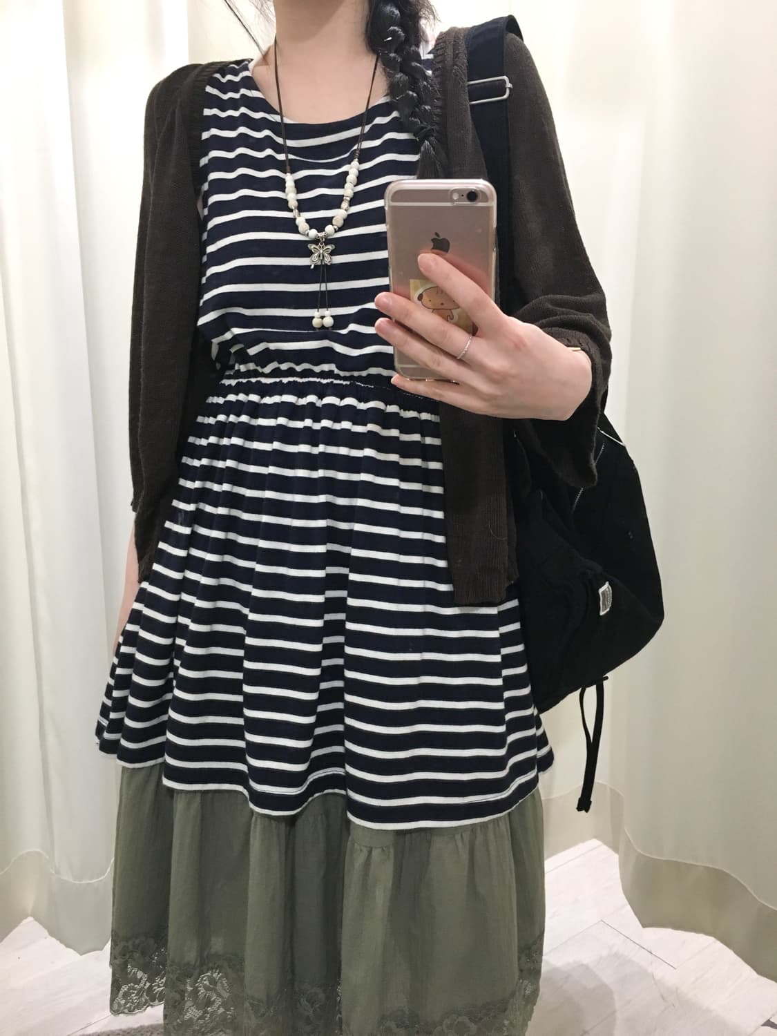 Stripe banding sleeveless 상품이미지4