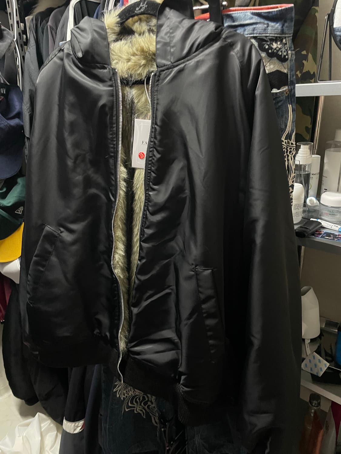 중국 리버시블 퍼 자켓 상품이미지1