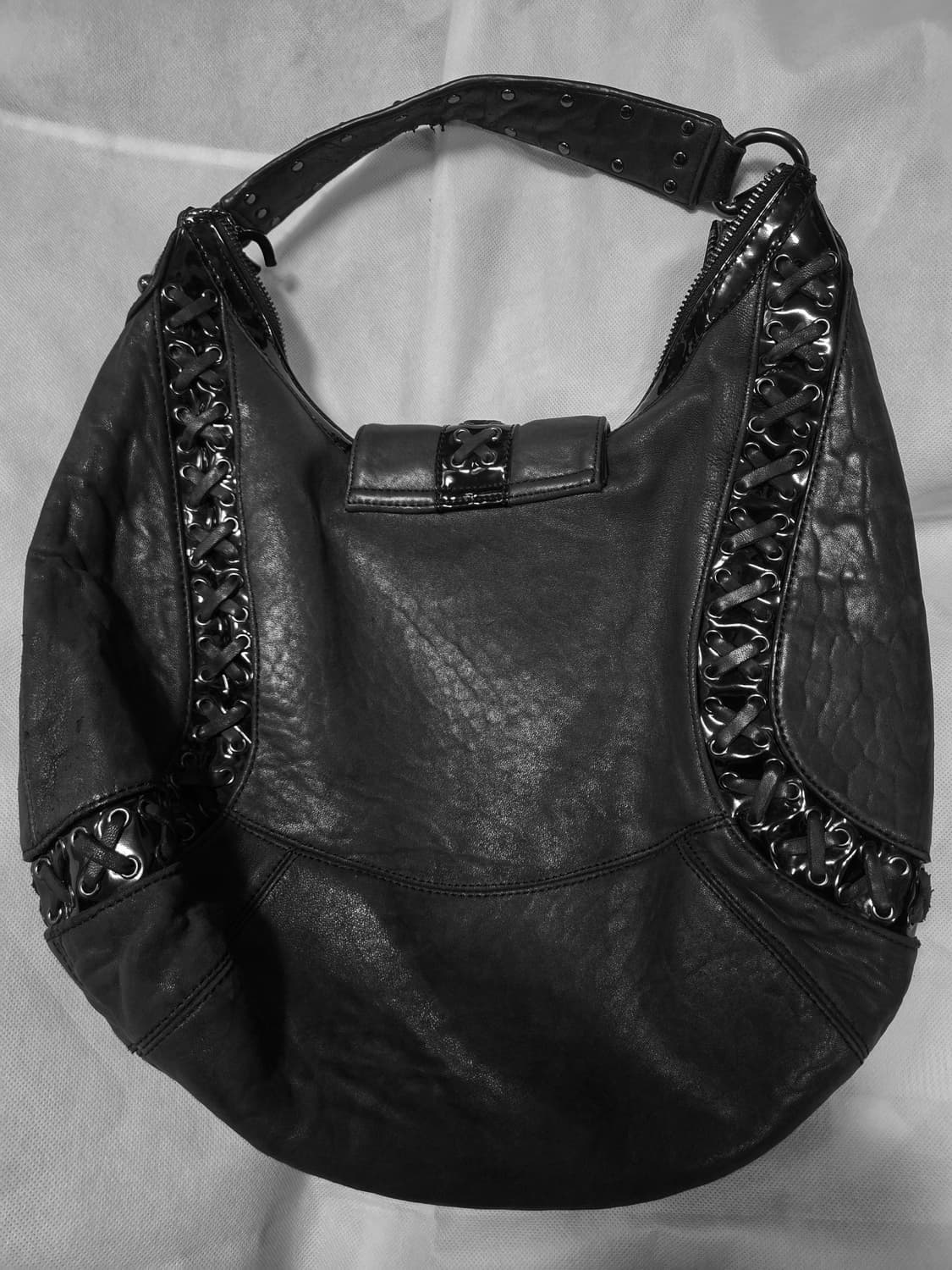 펑크st 코르셋 아일렛 숄더백 상품이미지2