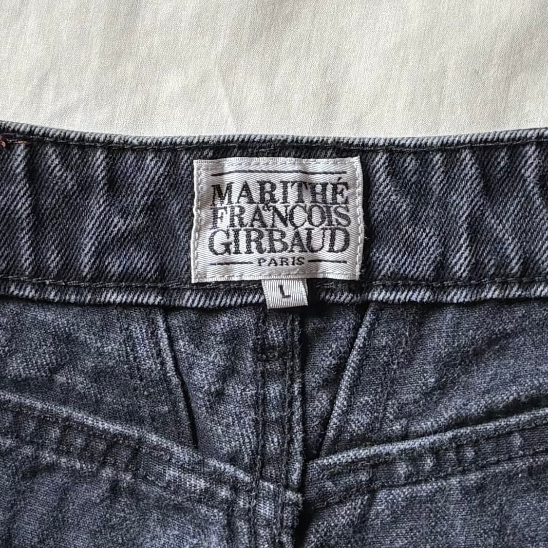 [L / 29] MFG W Denim Shorts Black 상품이미지5