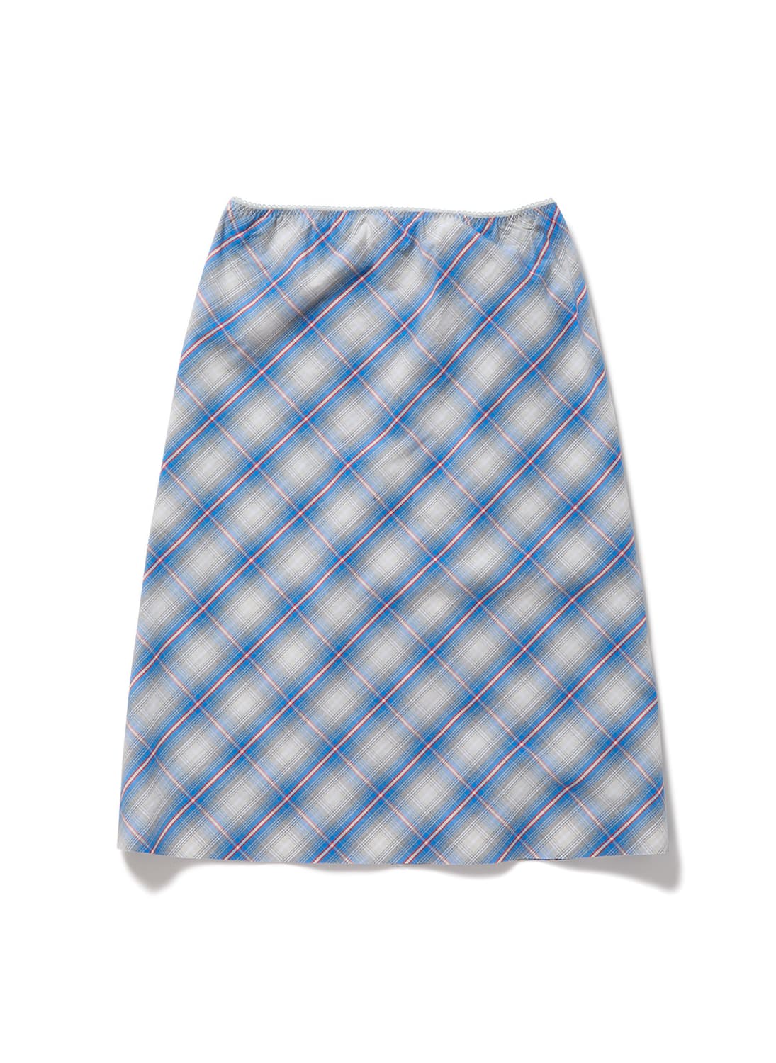 [F]퍼버즈 26ss 빈티지 체크 스커트/블루 상품이미지5