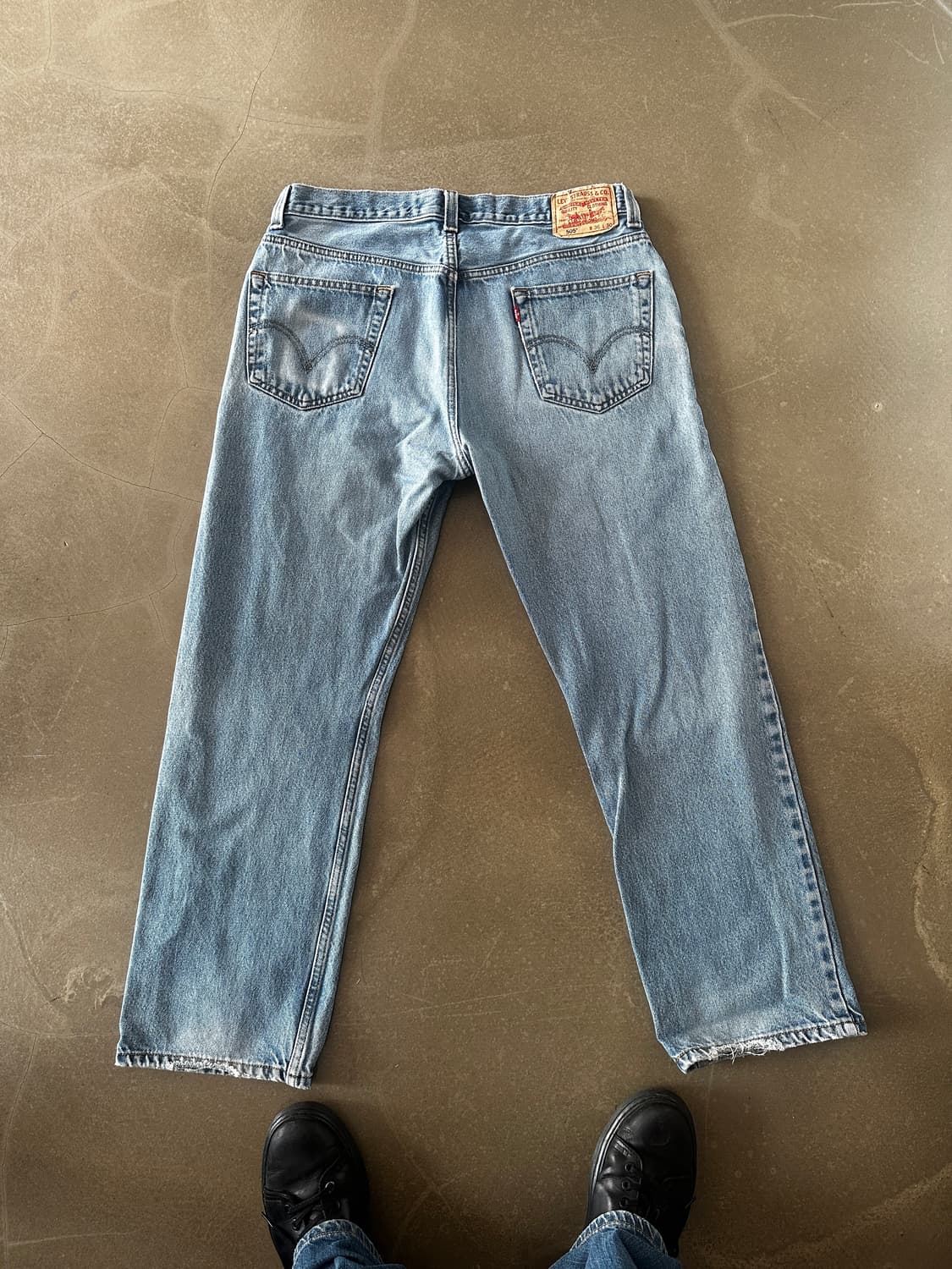 levis 리바이스 505 데님 팬츠 레귤러핏 w36 상품이미지6