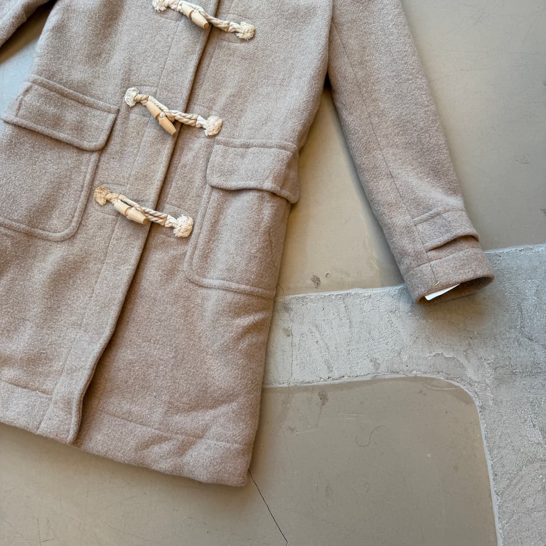 투데이 풀 울 더플 코트 상품이미지3