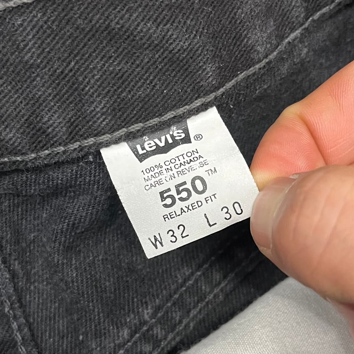 90s Levis550 블랙진 (31) 상품이미지6