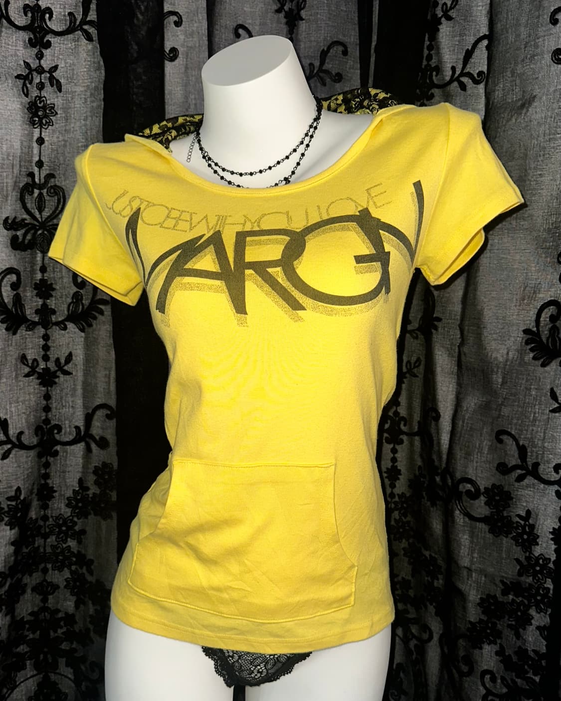 Yellow Kitch Hooded Short Sleeve 상품이미지4