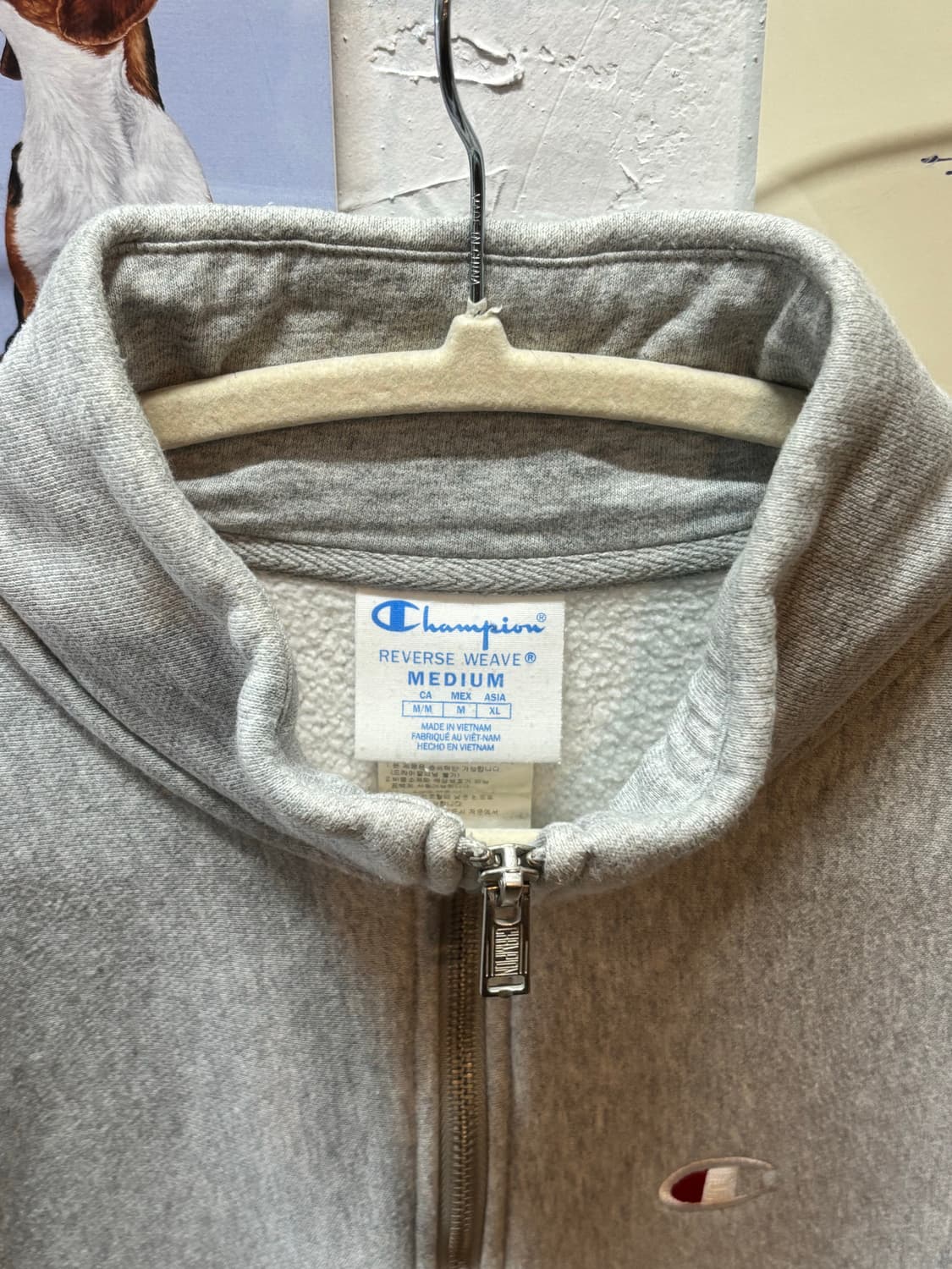 챔피온 리버스 위브 하프 집업 스웻 셔츠 상품이미지5