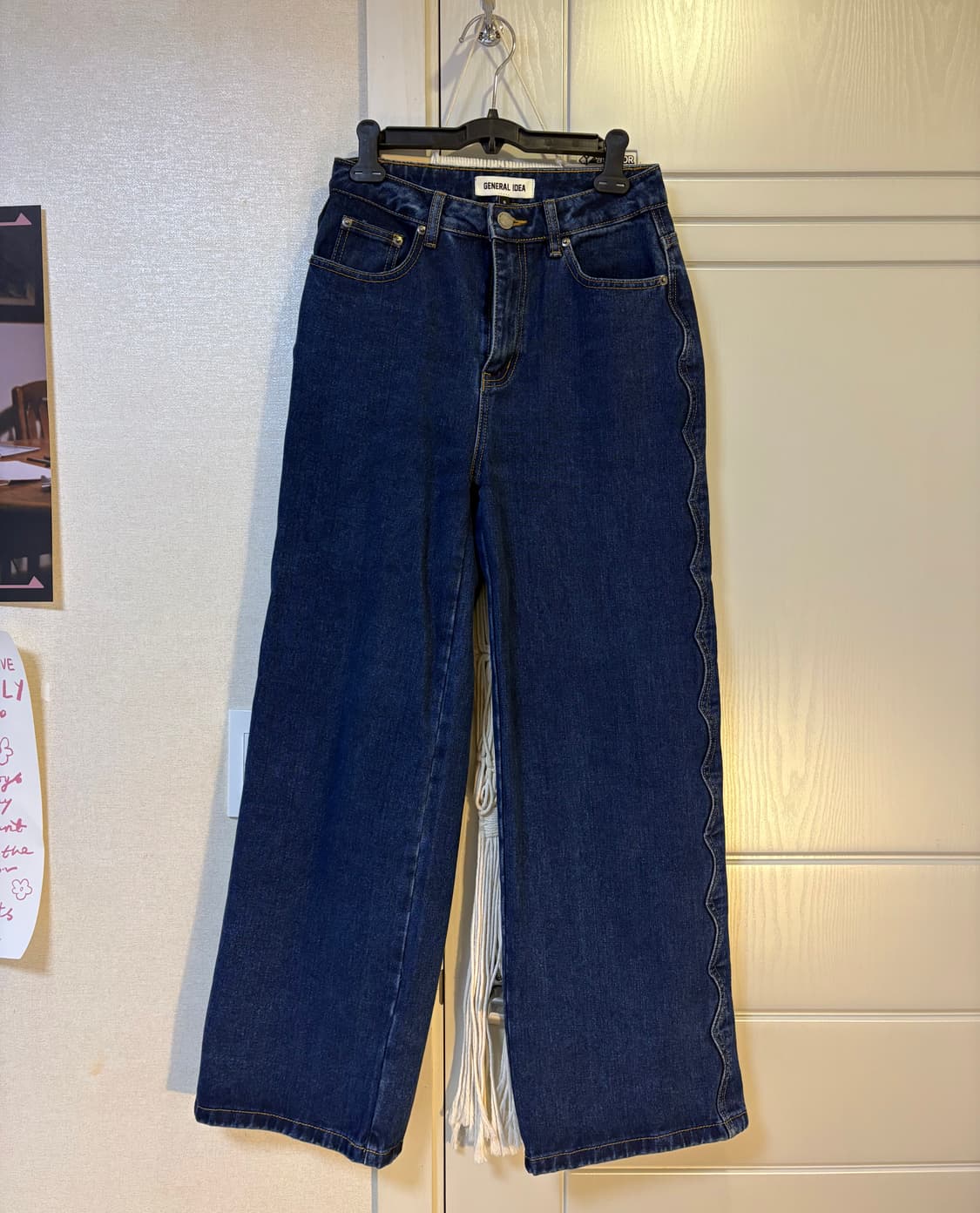 제너럴아이디어 여자 진청 데님팬츠 S 상품이미지1