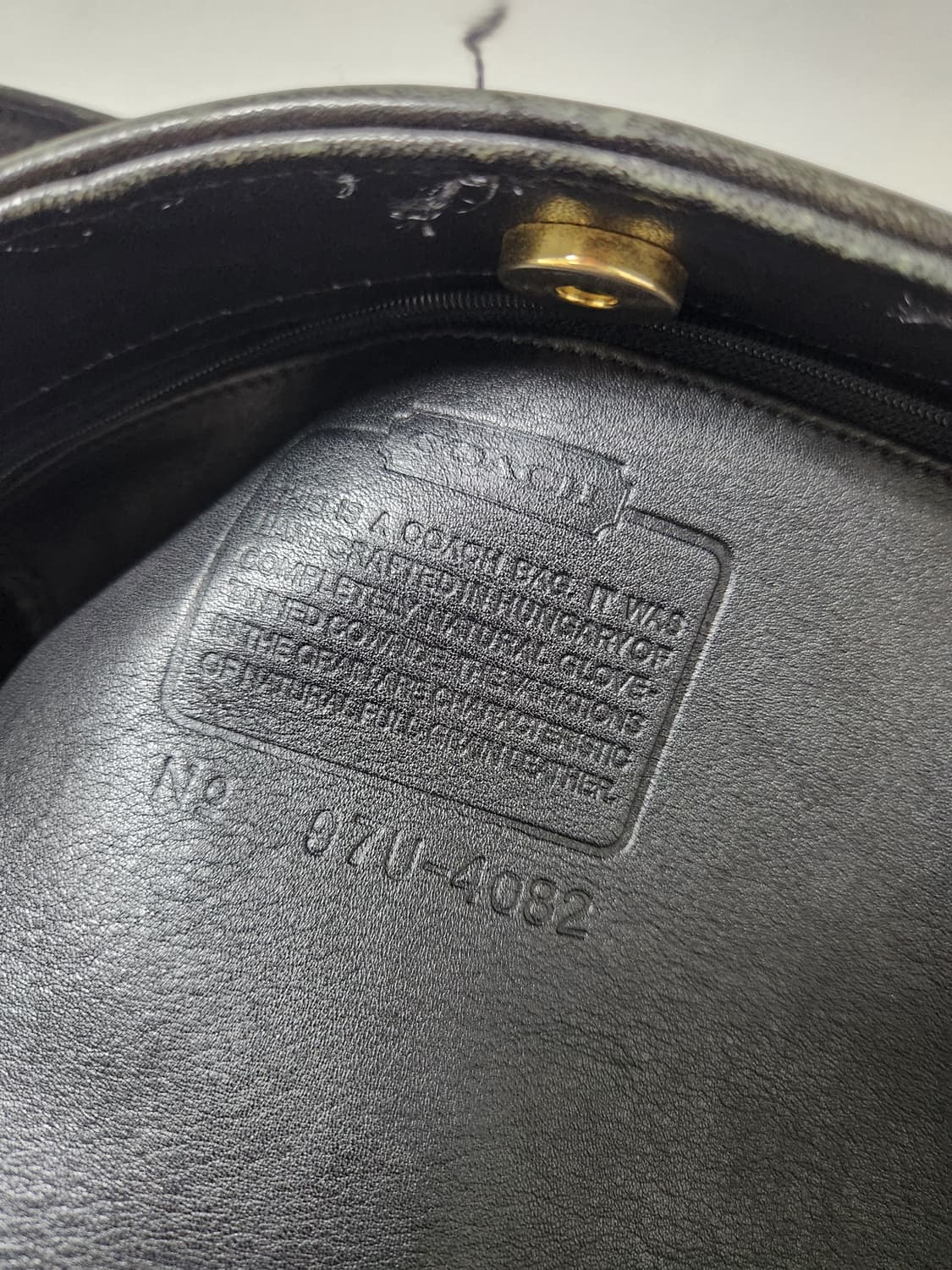 90's 올드 코치 Soho 토트백(USAmade) 상품이미지8