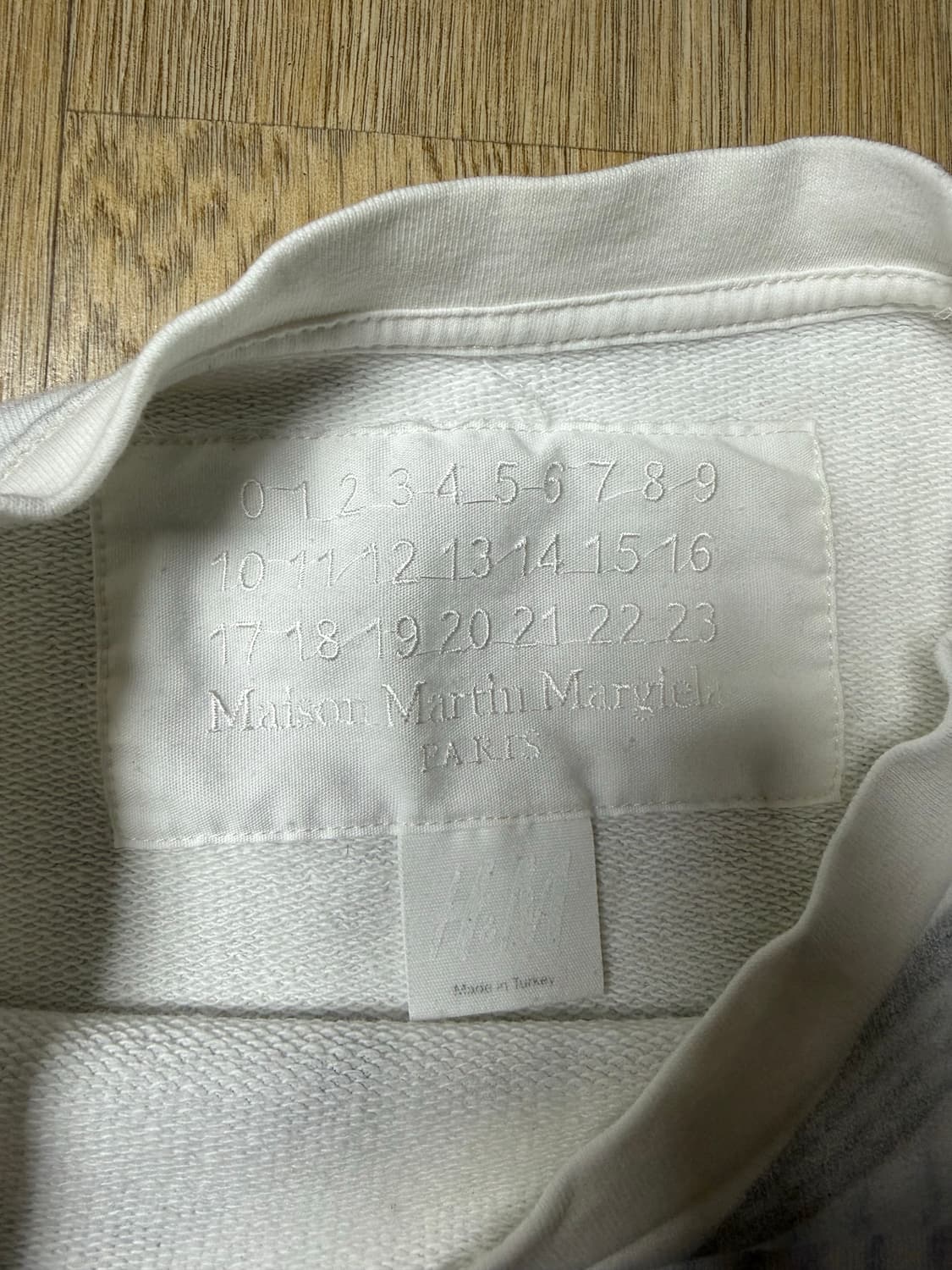 마틴 마르지엘라xH&M 트롱프뢰유 스웻셔츠 M 상품이미지3