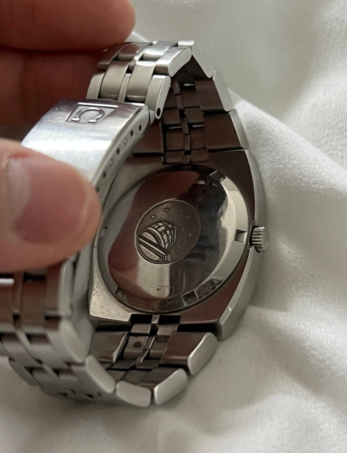 오메가 Constellation 백금베젤 오토매틱 시계 상품이미지3