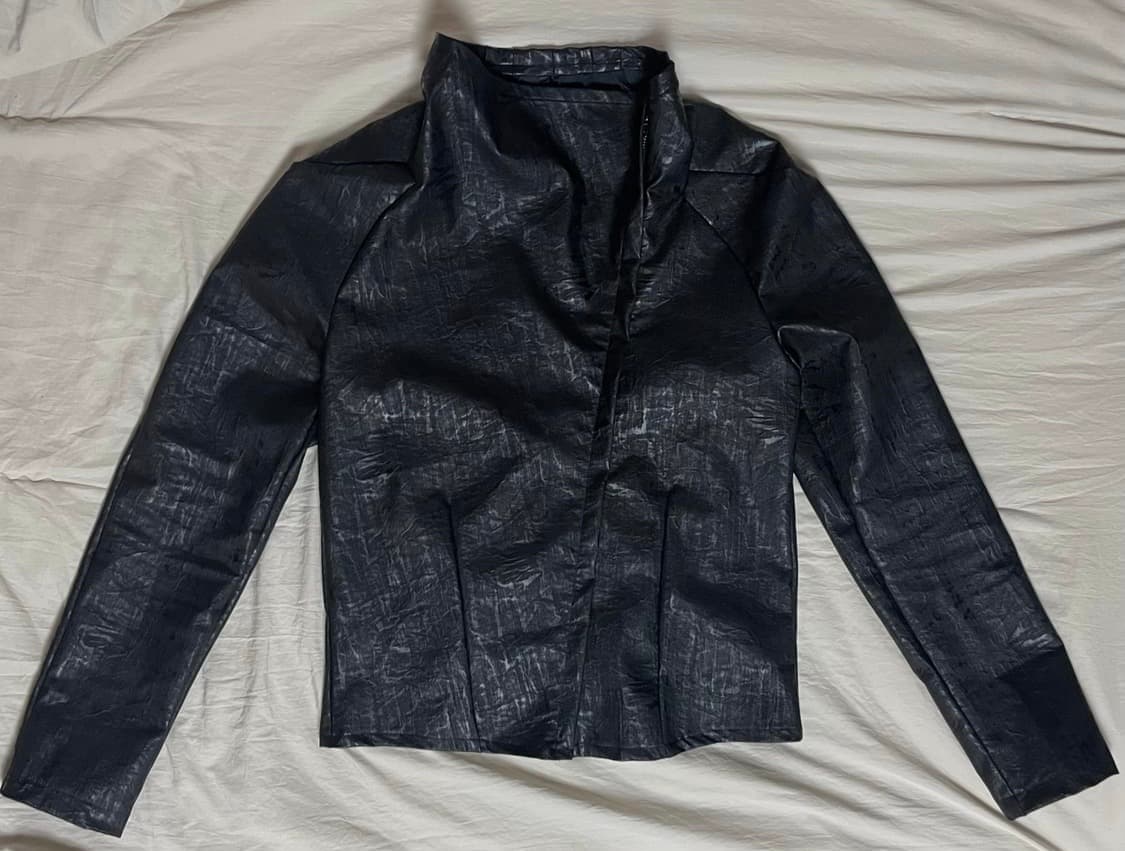 bias 사선 지퍼 집업 자켓 상품이미지1