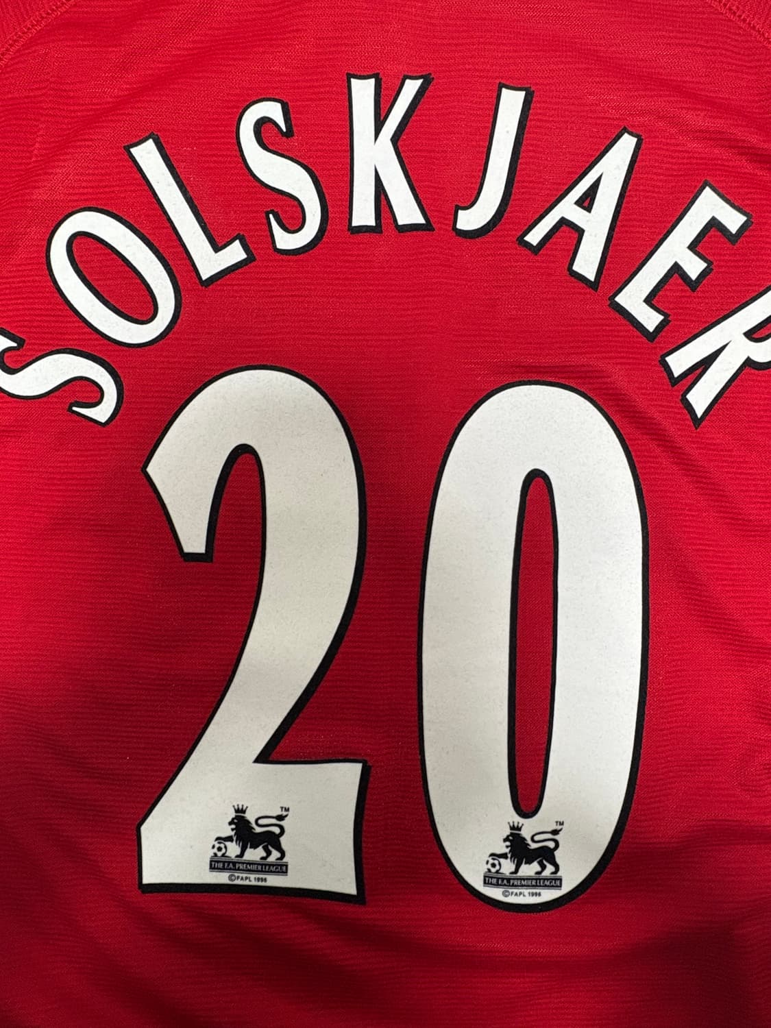 00-02 맨체스터 유나이티드 홈 NO.20 솔샤르 상품이미지3