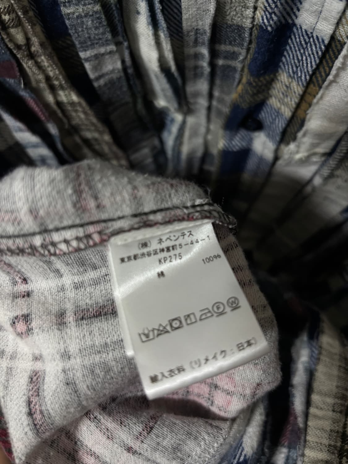 니들스 needles 체크셔츠 상품이미지4