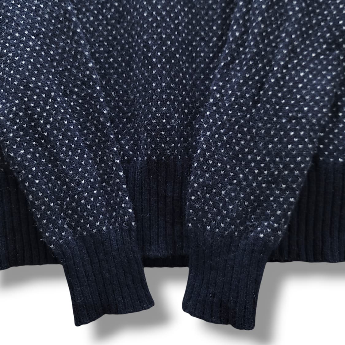 [105/5] 라코스테 네이비 토트 울&폴리 니트 상품이미지7