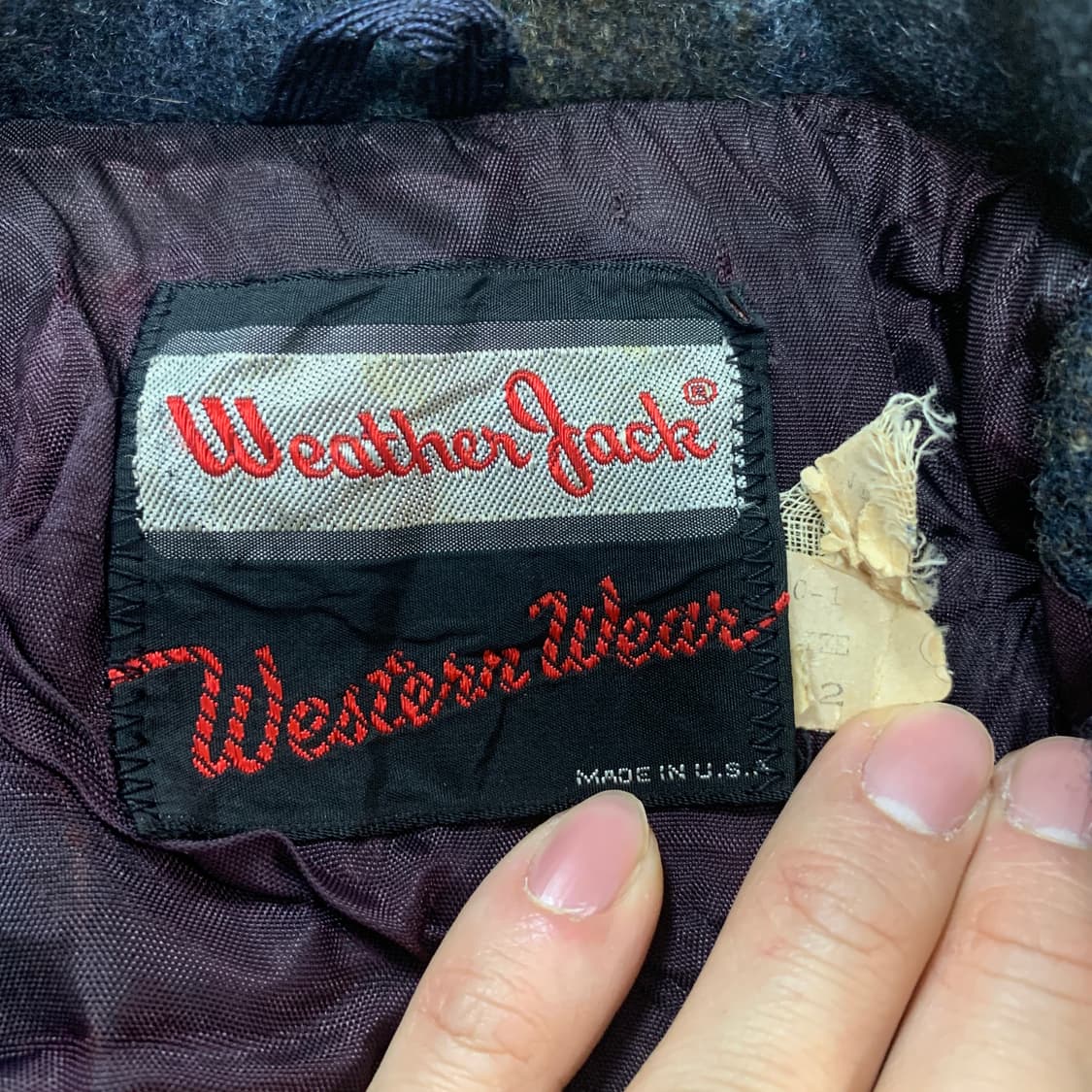 2)Weatherjack 웨더잭 웨스턴 반코트 상품이미지3