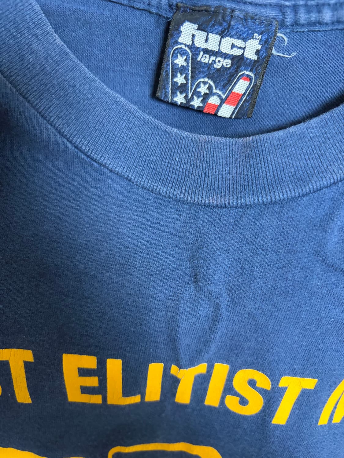 [L] 빈티지 90s 퍽트 fuct elitist m-16 티셔츠 상품이미지2