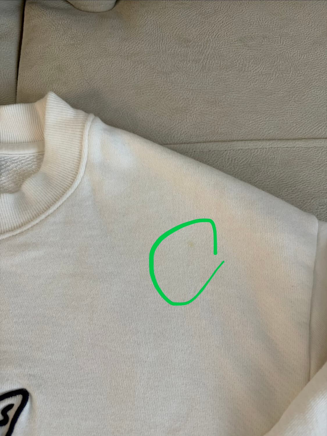 메종키츠네 폭스 자수 맨투맨 M 상품이미지5