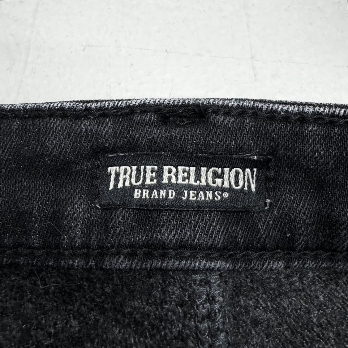 트루릴리전 Y2K 부츠컷 블랙 데님팬츠 상품이미지7