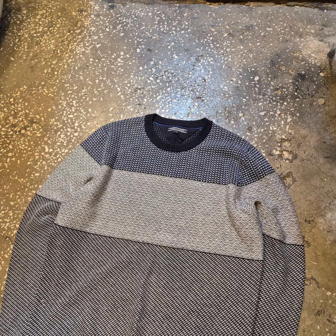 L 타미힐피거 보카시 단가라 니트 상품이미지7