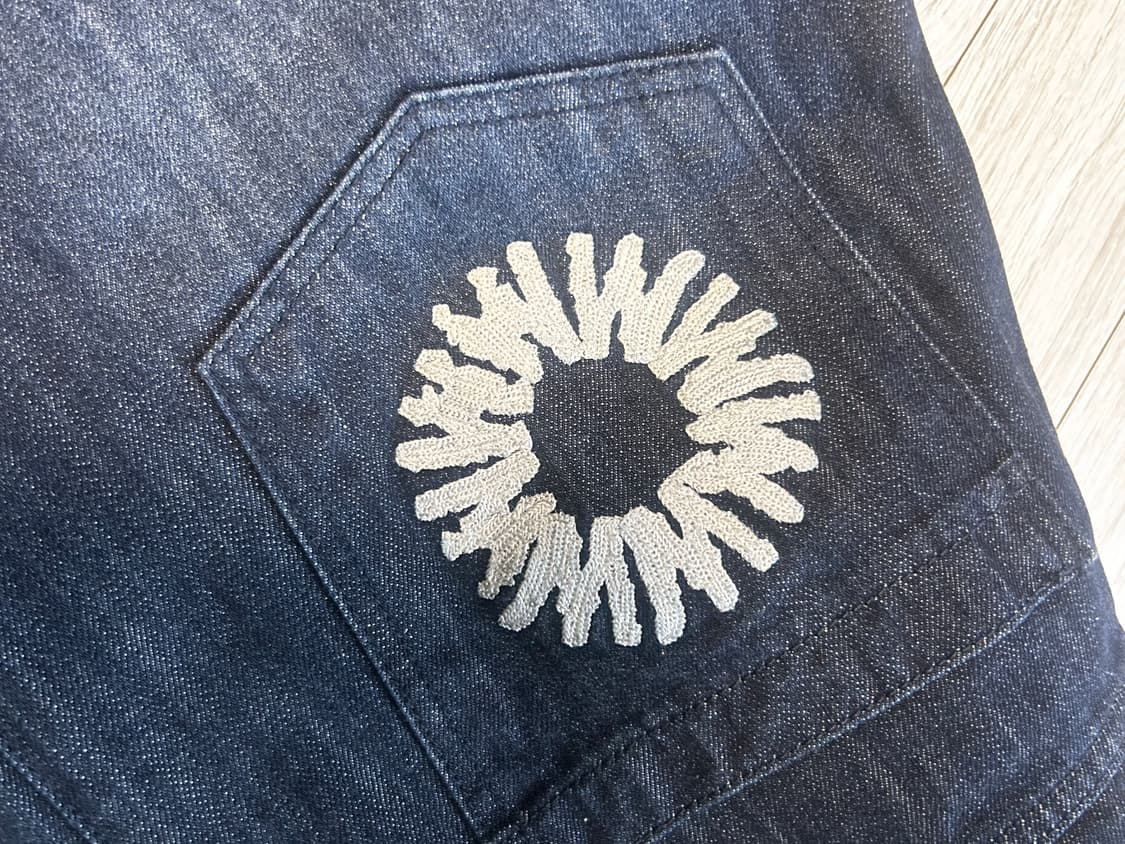 999휴머니티 빅 포켓 배기 진 (인디고 원 워시) 상품이미지4