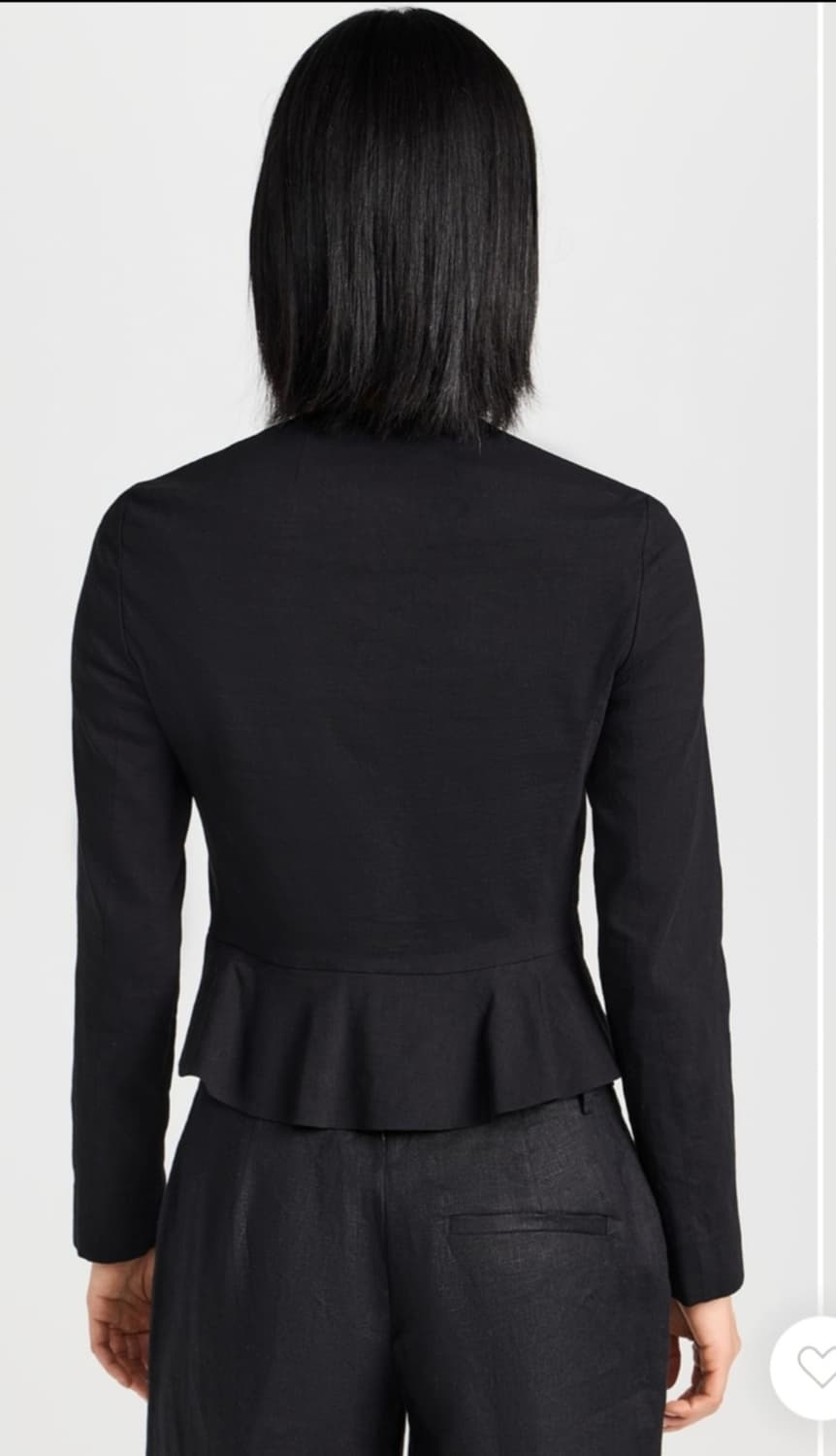 띠어리 24SS 린넨 크롭자켓 44사이즈(베이지색상 판매) 상품이미지6