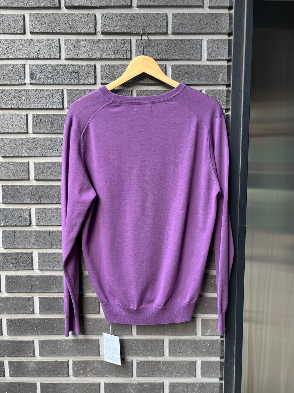 BURBERRY 로고 롱슬리브 니트 퍼플 상품이미지4