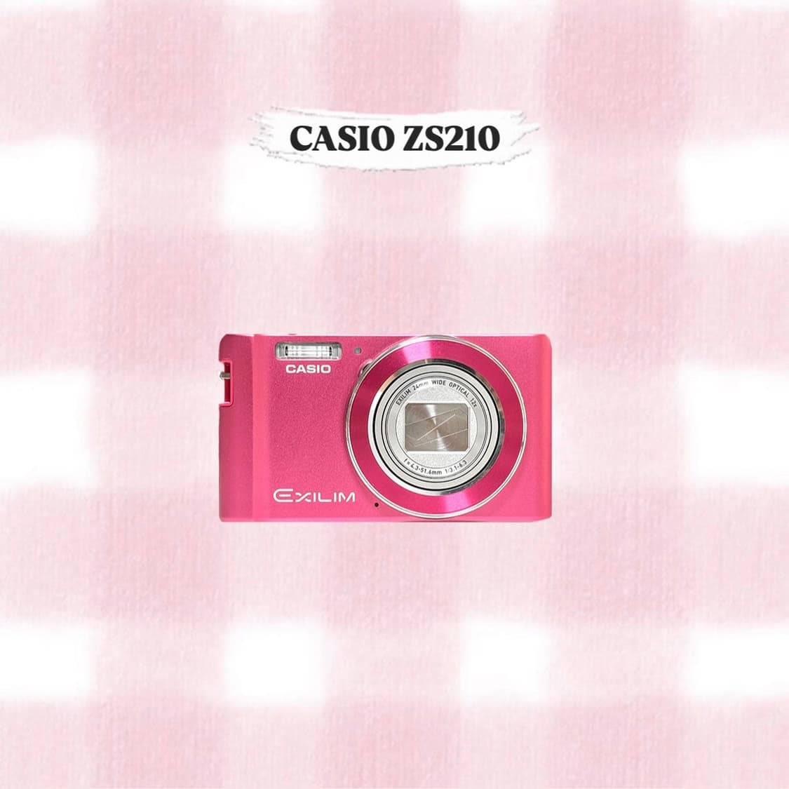 카시오 엑슬림 ZS210 핑크 빈티지디카 상품이미지1