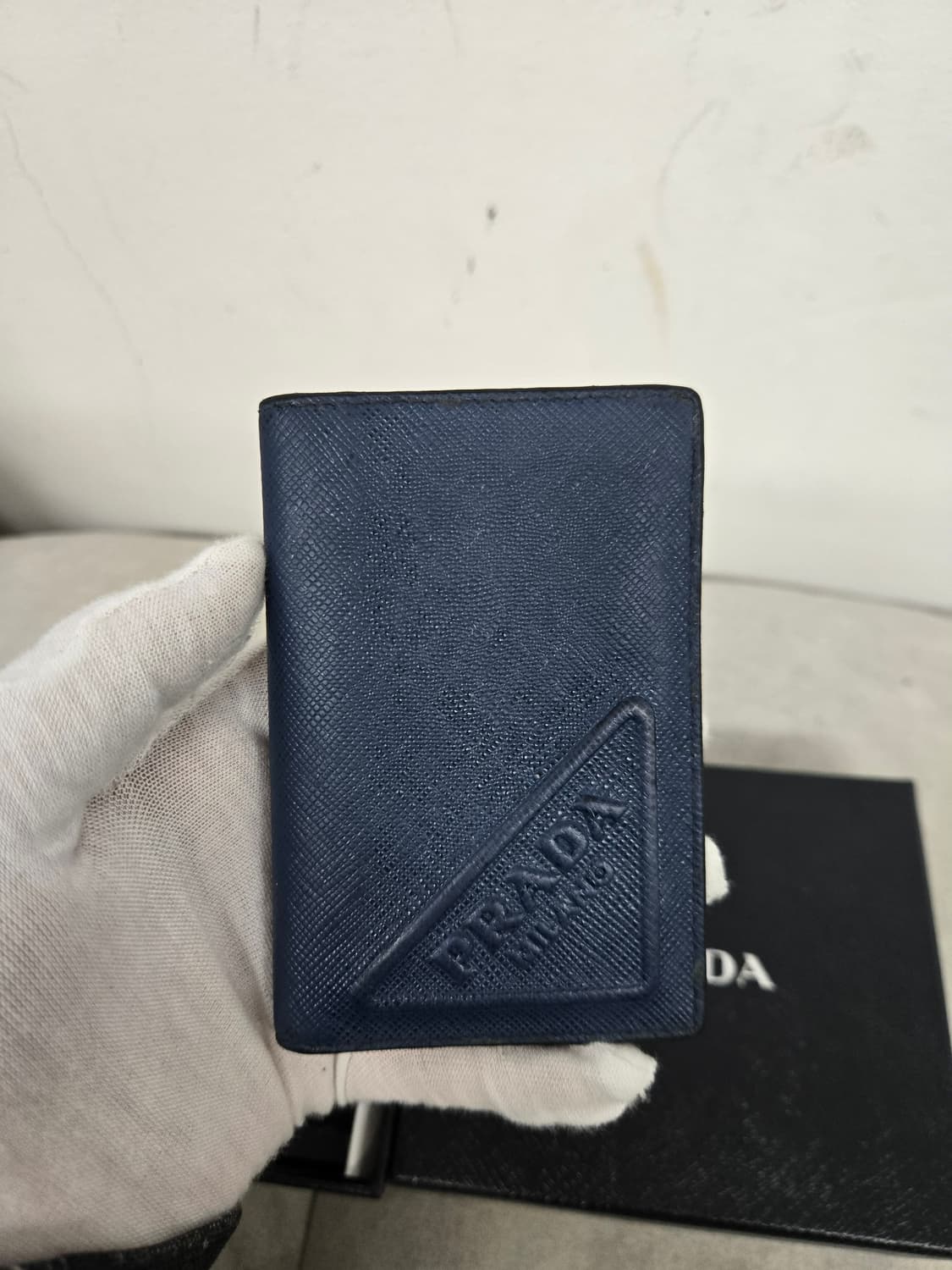 [보증서 정품] 프라다 빅로고 카드지갑 상품이미지5