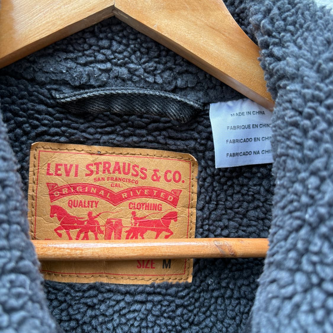 Levi’s 리바이스 데님 쉐르파 자켓 상품이미지3